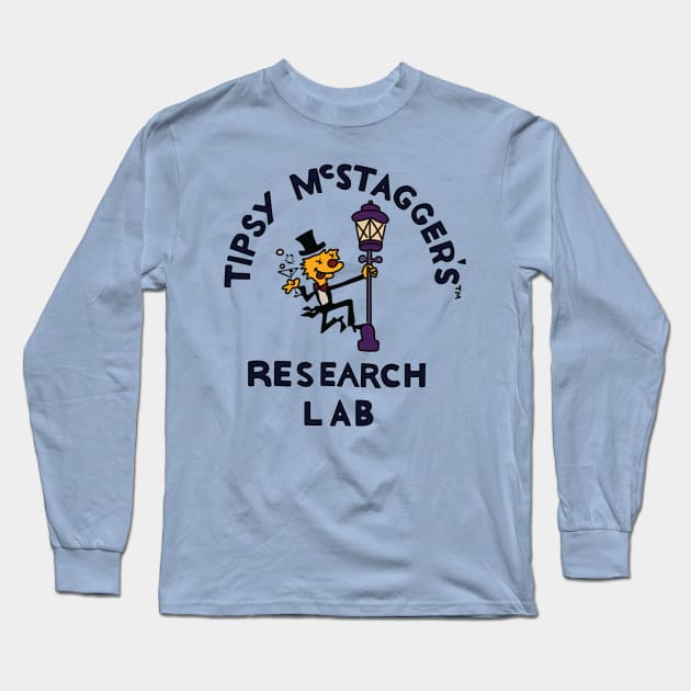 Tipsy Mcsstagger's Research Lab Long Sleeve T-Shirt by saintpetty